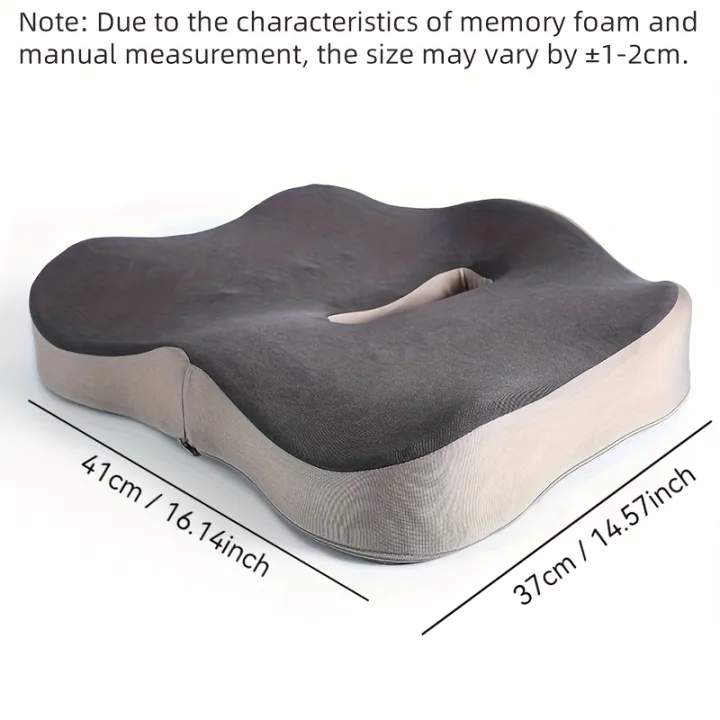 1pc%20Memory%20Foam%20Seat%20Cushion%20-%203D%20Ergonomic%20Support%7C%20Light%20Green%20&%20Grey,%20Washable%20Polyester,%20Car/Office%20Essentials%20Home%20Decor%20-%20Image%207