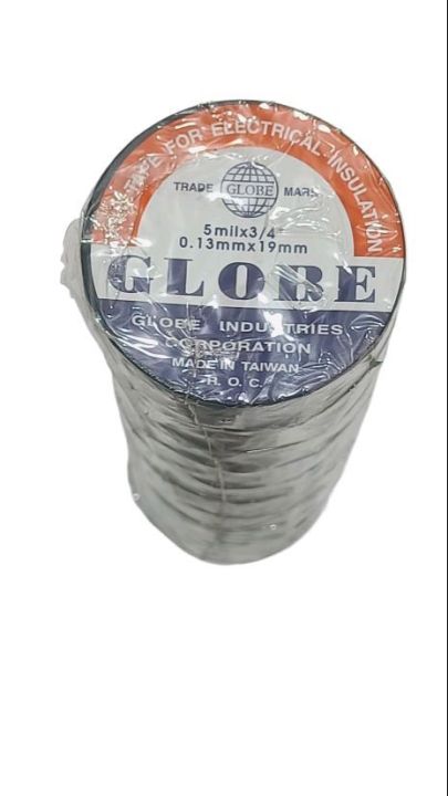 GLOBE TAPE ORIGINAL FOR ELECTRICAL INSULATION/PVC TAPE 10 PCS