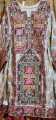 Bridal Balochi dress fully hand embroidered three piece pure banarsi shirt and hijjar with pure chiffon embroidered matha patti dupatta. 