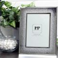 Silver Glitter stylish Photo Frame. 