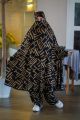 Printed khimar Set.