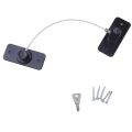 Child Safety Lock Cabinet Refrigerator Door Lock Stainless Steel Cable Protection Children Baby Home Window Lock Strong Fixation.
