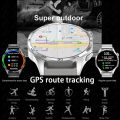 BOXUXING 2026 New NFC Smart Watch 5 Pro Men 360*360 AMOLED Screen Heart rate Bluetooth Call IP68 Waterproof Man Smartwatch.