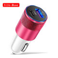 3.1A USB Car Charger Type C Fast Charging Phone Adapter For Xiaomi Huawei PD Phone Charger Adapter Socket Cigarette Lighter. 