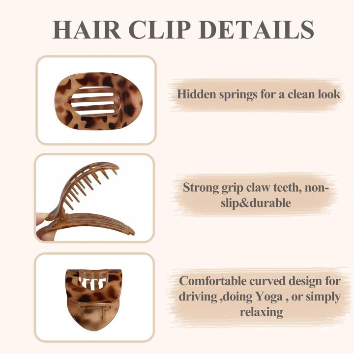 4%20PCS%20Flat%20Hair%20Clips,%20Round%20Lay%20Down%20Hair%20Claw%20Clips%20for%20Women%20Girls,%20Comfortable%20Curved%20Flat%20Clips%20for%20Thick%20Thin%20Hair%20-%20Image%203