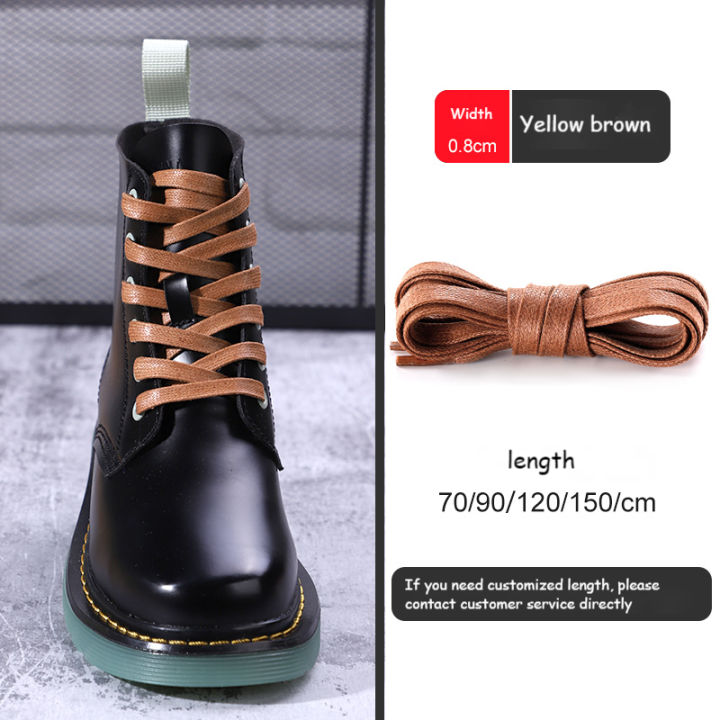 1%20Pair%20Shoelaces%200.8%20CM%20Waxed%20Cotton%20Width%20Flat%20Waterproof%20Shoe%20Laces%20Unisex%20Boots%20Casual%20Sneakers%20Shoelace%20Leather%20Shoe%20Lace%20-%20Image%207