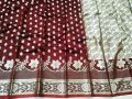 treditonal semi katan saree for women's without blause pise in multicolor. 