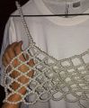 pearl beaded top. 