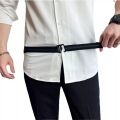 Men'S Nylon Shirt Stays with Anti-Slip Elastic Grip and Adjustable Buckle - Non-Textile Weaved Shirt Holder Straps.