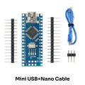 Mini/ Type-C /Micro USB Cable Nano 3.0 With Bootloader Compatible Nano Controller for Arduino CH340 USB driver 16Mhz ATMEGA328P. 