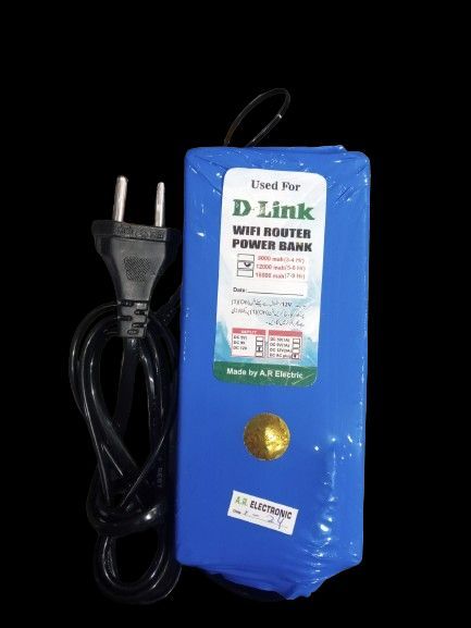 WiFi Router Power Bank of 12v with 6 to 7 hours easy backup no adapter ...