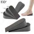 Hard PU Leather Height Increase Insole Sneakers Heel Insert Heighten Half Insoles 1-3cm Shoe Pads Insoles for Unisex. 
