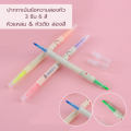 6 pcs/3 PCs set highlighter pen with 2 heads highlighter pen student use double heads highlighter pen 6/3 colors marker pen. 