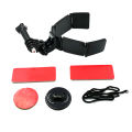 Full Face Helmet Chin Mount Holder for Hero 11 10 9 8 7 DJI Insta360 Camera Strap Flodable Front Chin Mount Accessory.