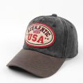 Embroidery Cowboy Wash Cotton Summer Cap For men. 