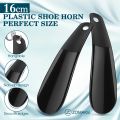 16/20CM Portable Mini Professional Shoe Horn Durable Plastic Spoon Shaped children Shoe Changing Assistant Flexible Shoe Lifter. 