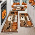 VIKAMA Halloween Pumpkin Ghost Carpet Kitchen Rug Bathroom Carpet For Live Room Sofa Carpet Doormat rmat Bedside Rugs Home Decor. 