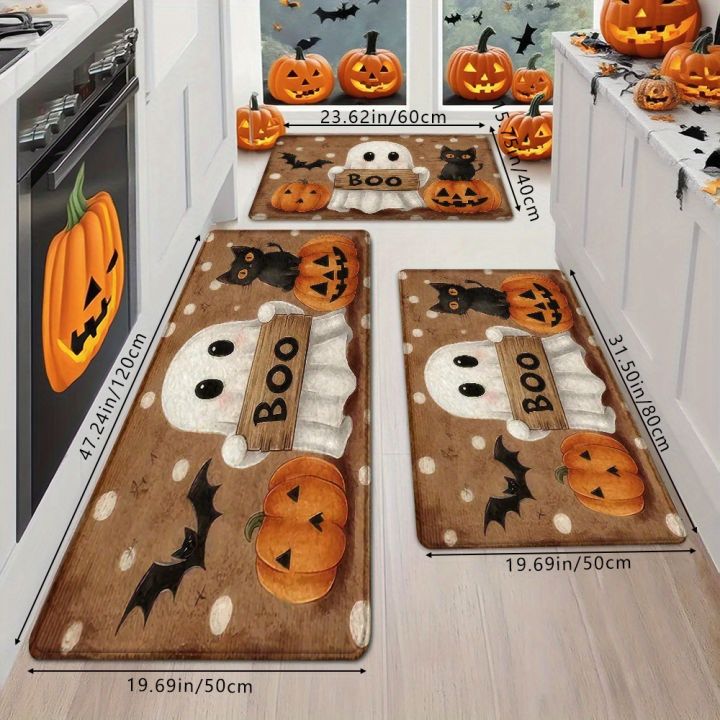 VIKAMA%20Halloween%20Pumpkin%20Ghost%20Carpet%20Kitchen%20Rug%20Bathroom%20Carpet%20For%20Live%20Room%20Sofa%20Carpet%20Doormat%20rmat%20Bedside%20Rugs%20Home%20Decor%20-%20Image%205