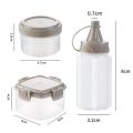 4Pcs Mini Tomato Ketchup Bottle Portable Sauce Salad Squeeze Bottle Small Bento Seasoning Box Storage Kitchen Accessories. 