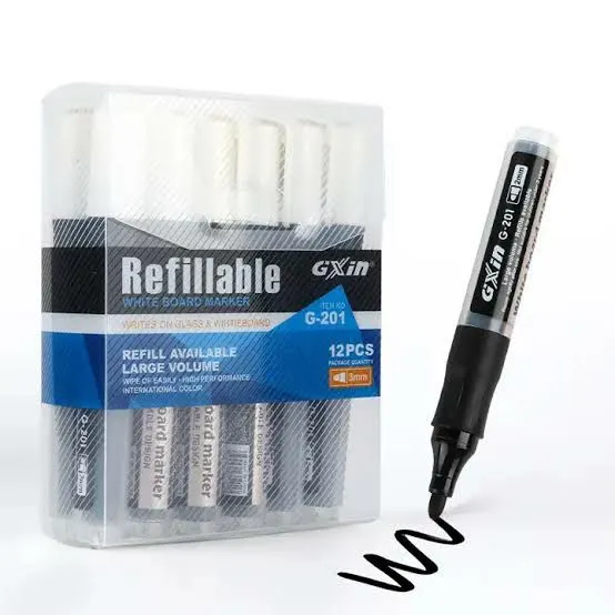 GXin%20G-113E%20Black%20And%20Blue%20Ink%20Refillable%20Permanent%20Marker%20(1%20Piece)%20-%20Image%203
