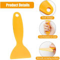 Plastic Resin Removal Scraper Flexible Paint Spatula Putty Knife Air Bubble Remover Sticker Installation Tool Vinyl Scraper.
