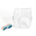 For  Instax Mini 12 Transparent Camera Cover Protective Carrying Bag Cover With Storage Bag With Shoulder Strap. 