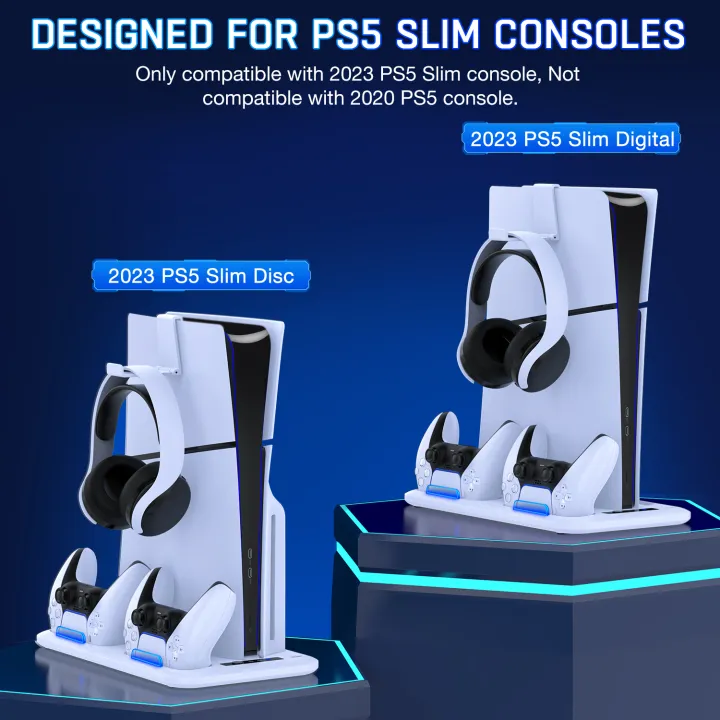 DinoFire%20S4000%20For%20PS5%20Slim%20Disc/Digital%20Fast%20gamepad%20Charging%20Cooling%20Stand%20Vertical%20Cooling%20Station%20For%20PS5%20-%20Image%203