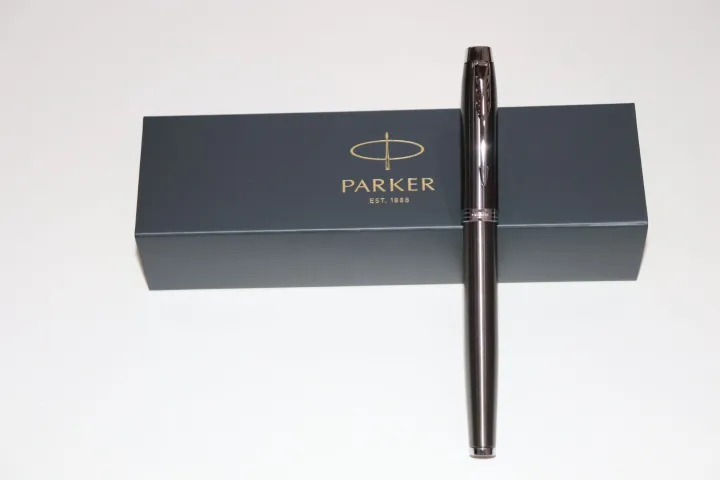 Original Parker IM Core Dark Espresso Chrome Trim Fountain Pen | Daraz.pk