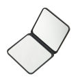 Portable makeup mirror portable double sided small mirror handle pocket magnifying makeup mirror gold portable folding. 