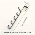 1pcs Bedroom Door Hanger Clothes Hanging Rack Over The Door Plastic Home Storage Organization Hooks, Purse Holder For Bags Rails. 