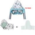High Chair Cushion Baby Highchair Cover Pad Built-in Inflatable Cushion Feeding Chair Seat Cover Shower .