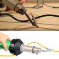 Plastic Welding Machine Used For PP PVC Bumper  1600W 220V Plastic Welding Gun Hot  Air Blower Heat Torch Welder Nozzle. 