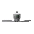 12000mAh Portable Ceiling Fans Outdoor Camping Fan Tent Air Circulator Cooler Rechargeable Electric Fan Remote Control LED Light.
