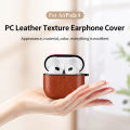 Retro Leather PU Case For AirPods 4 4th ANC 2024 Cover With Cleaner Pen Headphone Wireless Charging Box For AirPods 4 Coque Capa. 