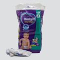 Budget Baby Diaper Economy Pack, Size 3 Medium (6-11 kg) 44Pcs Pack. 