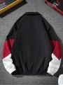 Men's Color-Blocked Jacket, lightweight, Casual, Travel, Windproof and Wear-Resistant, High-Quality Fabric, Boyfriend .