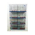 BIRDS CAGE  8 Portition Folding iron cage Front Box hight 6fit widh 4fit ak haddad. 