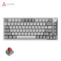 Ajazz Ak820 RGB DIY Gaming Mechanical Keyboard 82 Key Bluetooth 2.4GHz Wireless Game Custom Gasket for Pc Laptop Russian Versi. 