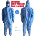 Disposable Breathable Dustproof/Water Oil Resistant Work Safety Overall Anti Dust Spary Painting Decorating Labour Coverall Suit. 