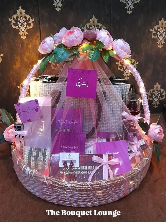 luxury bridal / “Baat Pakki” celebration basket