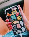 Sticker phone case available in all models. 