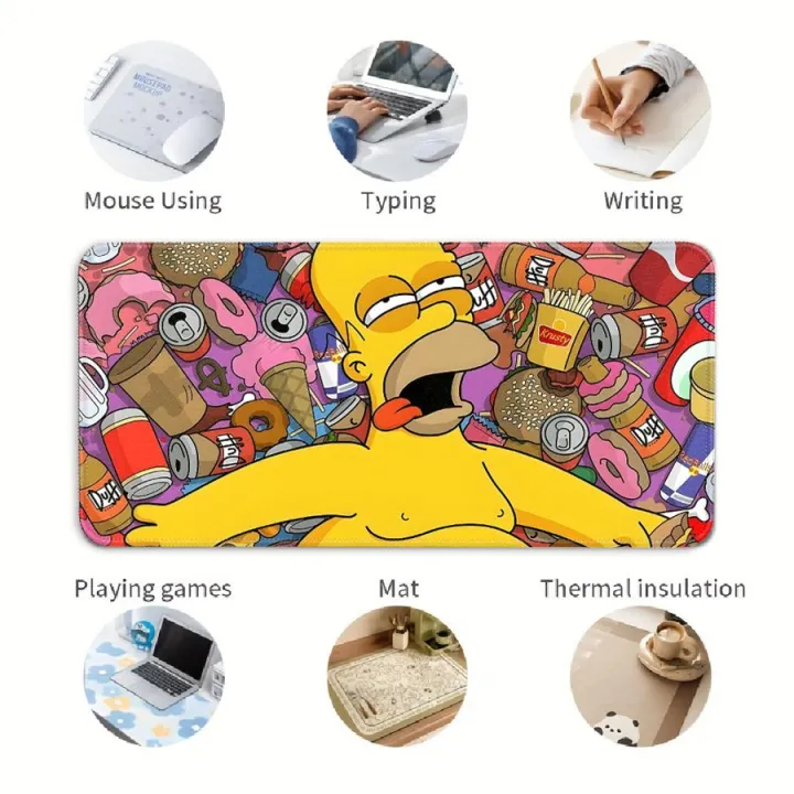 Bart%20Simpson%20Homer%20Mouse%20Pad%20Keyboard%20Desk%20accessories%20Game%20Console%20Computer%20Laptop%20office%20-%20Image%205
