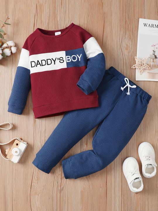 Winter%20Newborn%20Infant%20Baby%20Boy%20Long%20Sleeve%20Knitted%20%20%20%20Soft%20%20Waffle%20%20Letter%20Casual%20Fashion%20Baby%20Clothing%20-%20Image%204