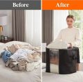 pack 2 Large storage Bags,storage Bag clothes storage box bins foldable closth. 