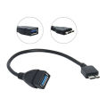 Micro USB 3.0 OTG Cable Adapter for Samsung Galaxy and Tablets High Speed USB to Female Connector for Data Transfer. 