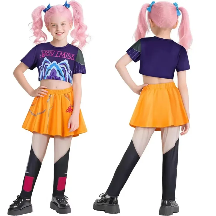 Spirit Costumes Rumi Spirit Halloween KPop Demon Hunters Kids Rumi Costume, Officially ...