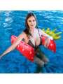 Summer Foldable PVC Inflatable Floating Row Swimming Pool Water Hammock Air Cushion Bed Water Sports Water Bed Can Lie or Sit. 