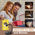 3 Color Mini LED Book Light Eye Protection Adjustable Clip 360° Flip Study Lamp Rechargeable For Travel Bedroom Reading. 