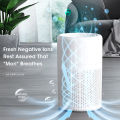 Mini Desktop Air Purifier Portable Air Purifier Household Air Cleaner With HEPA Filter Air Freshener Odor Remover Air Cleaner.