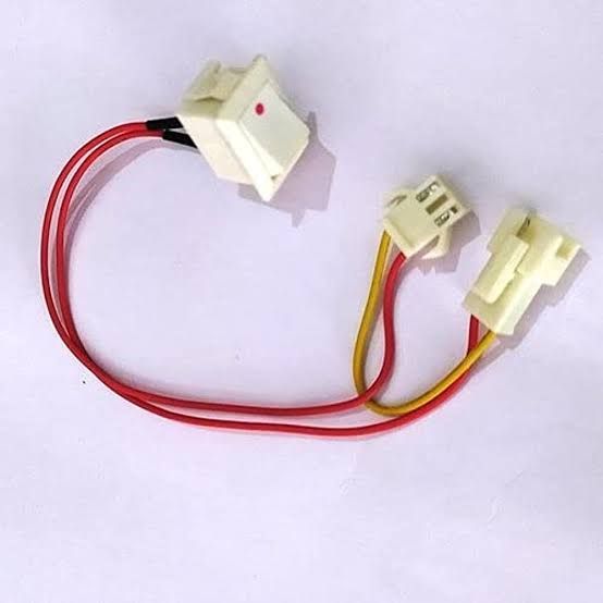 On/Off Switch for Instant Gas Geyser Rectangle Shape